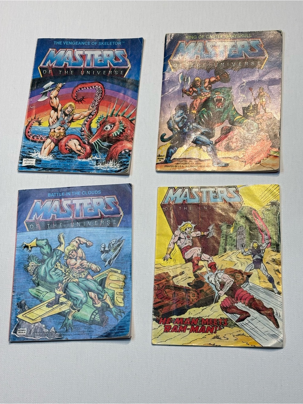 Masters of the Universe Vintage Comic Lot -